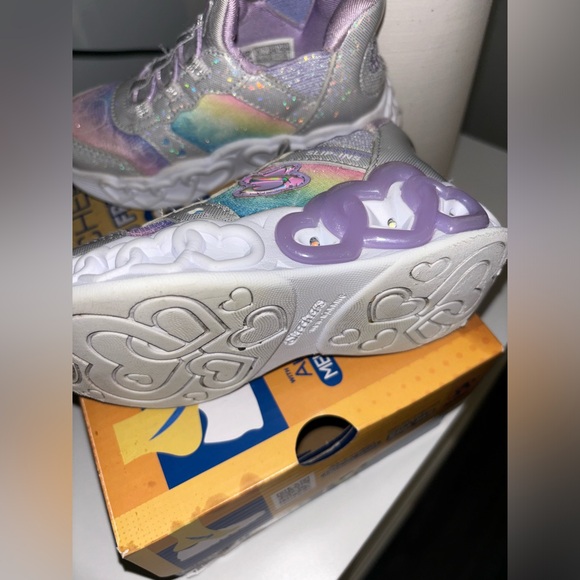 Skechers Slip-ins: Infinite Heart Lights toddler size 8 - Picture 8 of 10